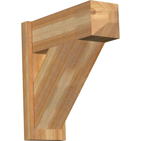 Ekena Millwork Traditional Rough Sawn Craftsman Outlooker, Western Red Cedar, 8"W x 22"D x 22"H OUT08X22X22TRA04RWR - main